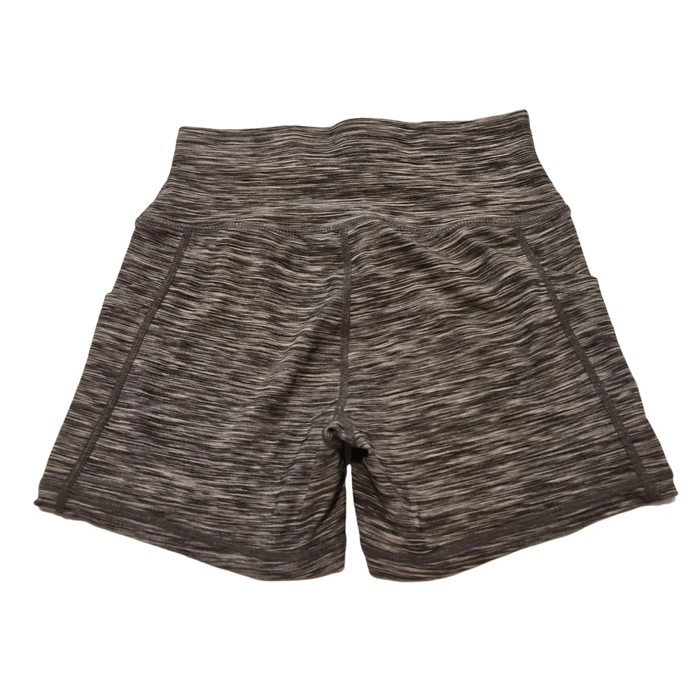 Set of Three Athletic Shorts in Red, Gray, and Blue (New)